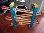 Houten ROLLERBAAN met 5 ROLLERS, Kinderen en Baby's, Speelgoed | Houten speelgoed, Ophalen of Verzenden, Zo goed als nieuw, Overige typen