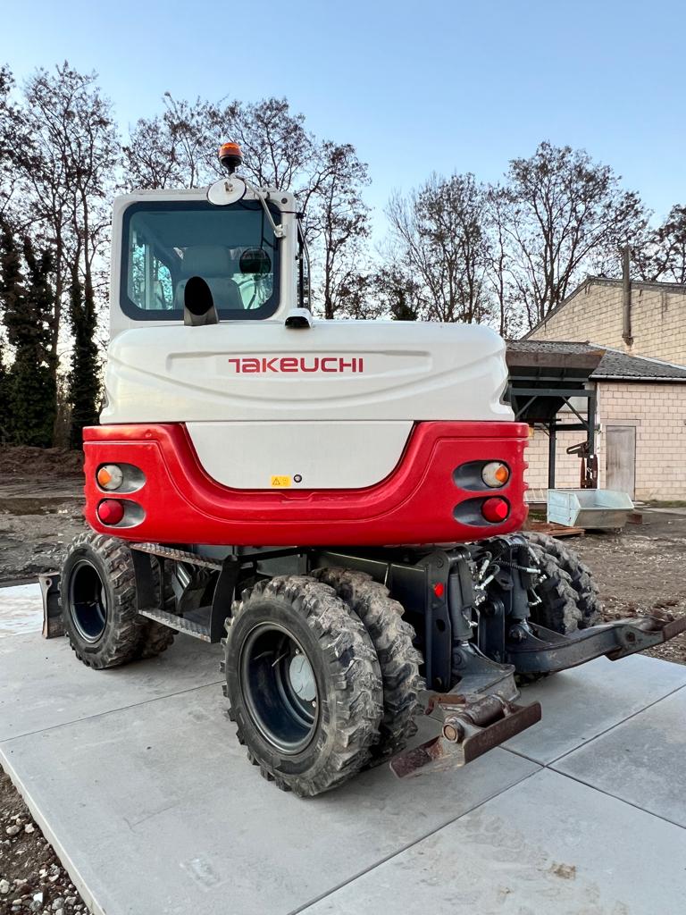 Takeuchi TB295W bandenkraan, Ophalen, Graafmachine