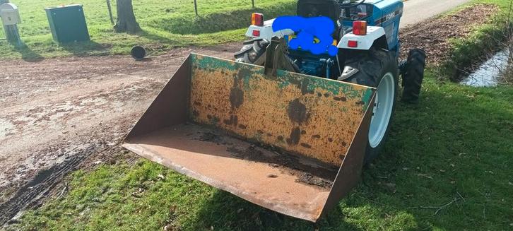 Grondbak schepbak transportbak, Tuin en Terras, Terrasdelen en Vlonders, Hout, Ophalen