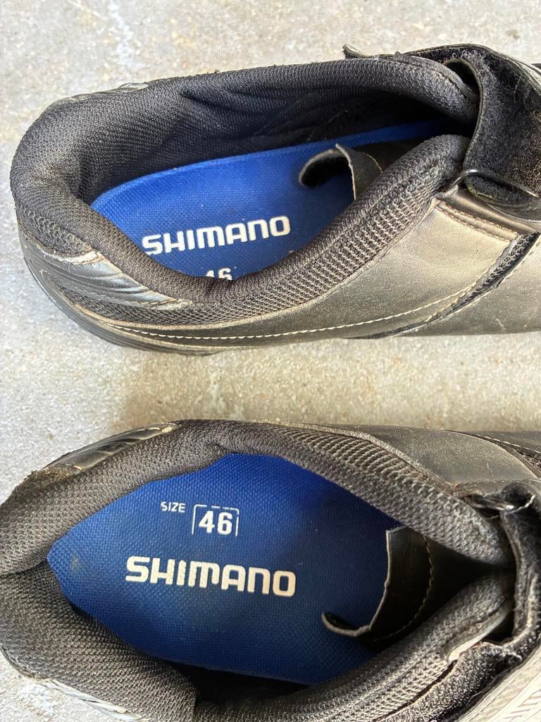 Shimano fietsschoenen maat 46, Fietsen en Brommers, Fietsaccessoires | Fietskleding, Ophalen, Gebruikt, Heren, Schoenen
