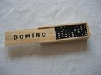 Dominospel in houten doosje leuk leerzaam spel kinderen, Ophalen of Verzenden, Zo goed als nieuw, Rekenen