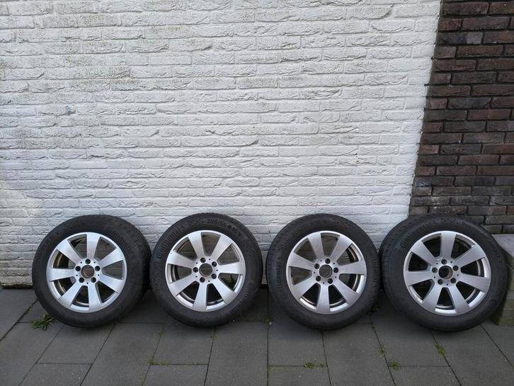 Mercedes C-klasse W204 / S204 Continental Zomerbanden + velg, Auto-onderdelen, Banden en Velgen, Banden en Velgen, Zomerbanden