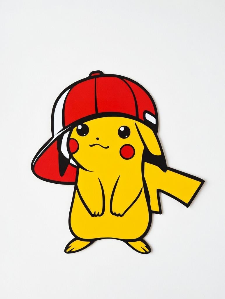 Pikachu Muurkunst - Pokémon Decoratie, Verzenden, Nieuw