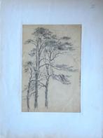 John Henry Smith tekening "Near Lodsall Staffordshire" 1852, Ophalen, Minder dan 50 cm, Gebruikt, Minder dan 50 cm