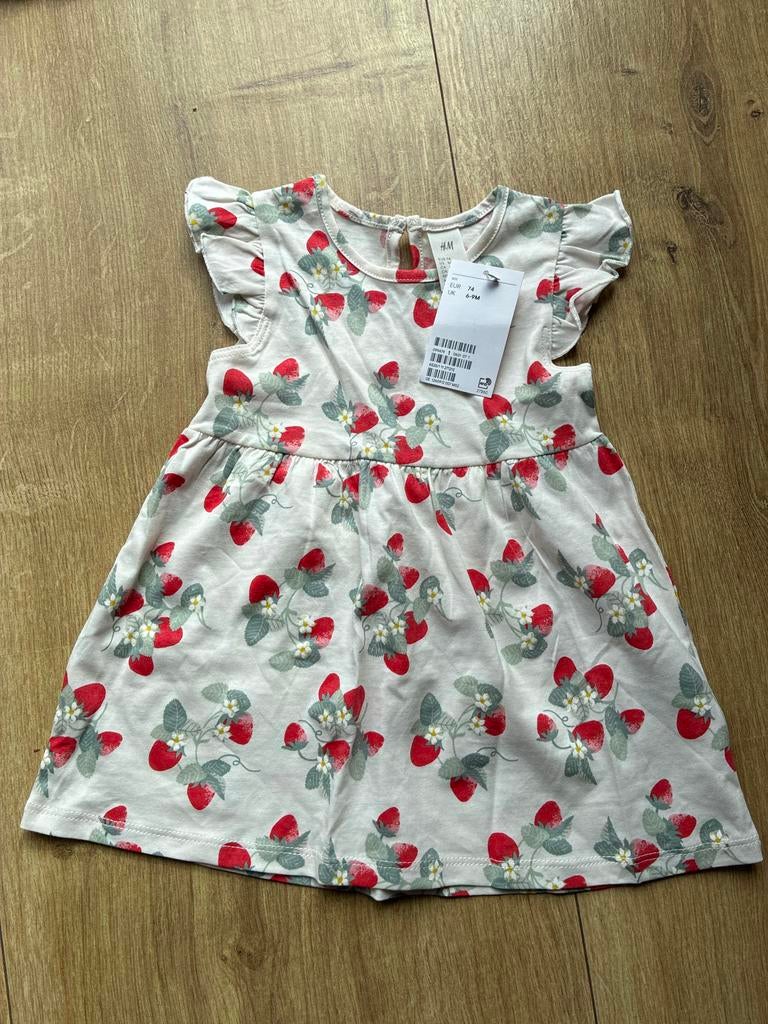 Zomerjurkje H&M maat 74 - Nieuw met prijskaartje, Kinderen en Baby's, Babykleding | Maat 74, Ophalen of Verzenden, Nieuw, Meisje