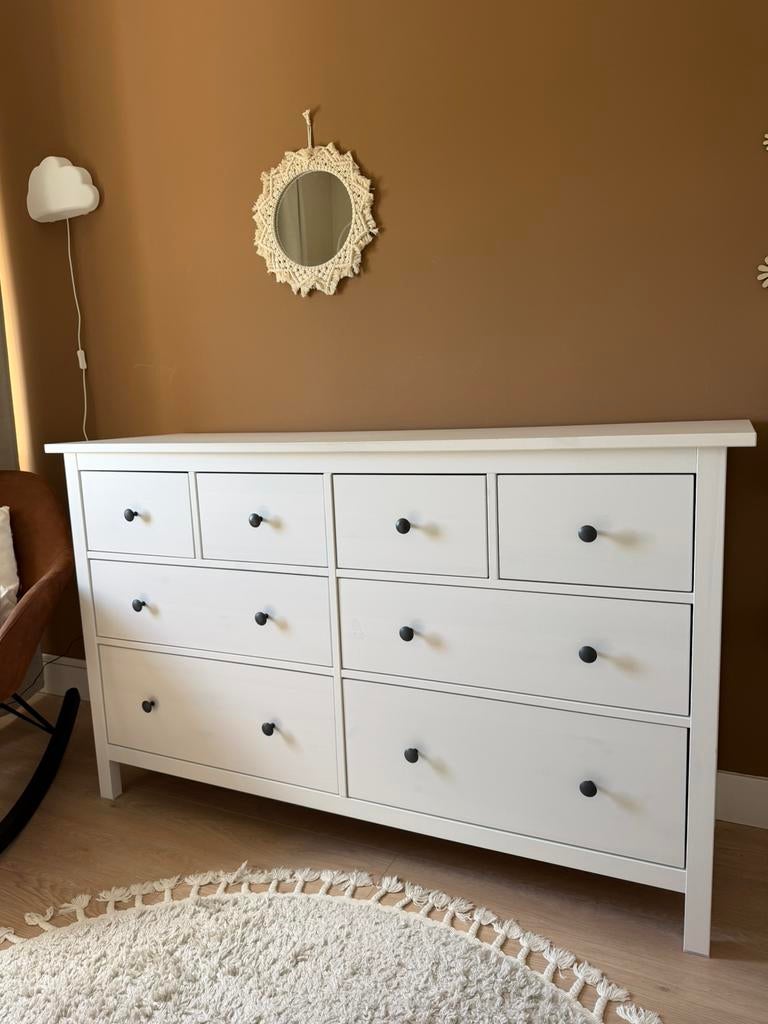 Ikea hemnes wit, Ophalen, 5 laden of meer, 150 tot 200 cm, Zo goed als nieuw