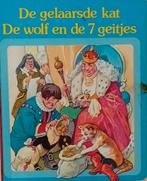 Te Koop: De gelaarsde kat, de wolf en de zeven geitjes. , Ophalen of Verzenden, Gelezen, 3 tot 4 jaar
