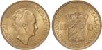gouden tientje 1932 FDC, Koningin Wilhelmina, Losse munt, 10 gulden, Goud