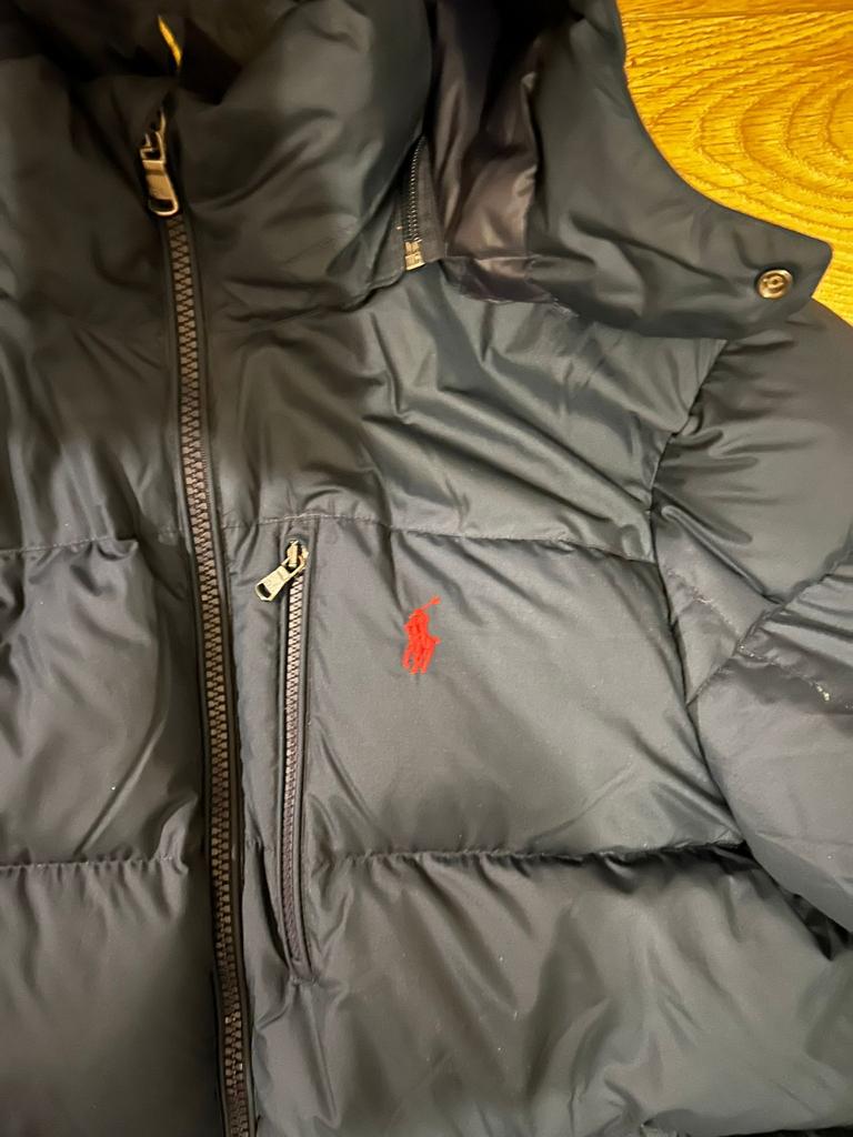 Donker blauwe Ralph Lauren puffer, Kleding | Heren, Jassen | Winter, Ophalen of Verzenden, Zo goed als nieuw, Maat 48/50 (M), Blauw
