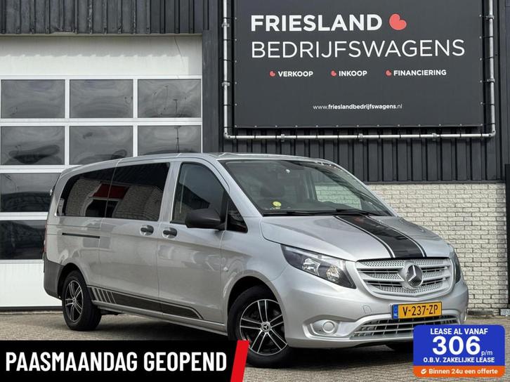 Mercedes Vito MARGE 114 CDI Extra Lang Comfort Dubbele Cabin, Auto's, Bestelauto's, Bedrijf, Te koop, ABS, Achteruitrijcamera
