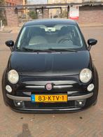 Fiat 500 1.2 C 2009 Zwart, Auto's, Fiat, Voorwielaandrijving, Stof, 1242 cc, 840 kg