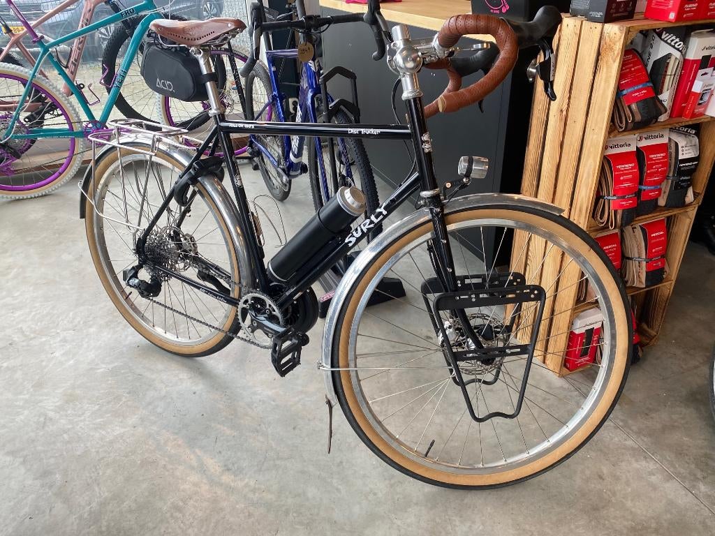 Surly disc trucker - Pendix, Fietsen en Brommers, Surly, NL, Versnellingen, Zo goed als nieuw