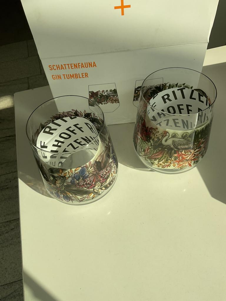 Ritzenhoff Schattenfauna Gin Tumbler 2 speciale glazen nieuw, Verzamelen, Ophalen, Nieuw, Overige typen