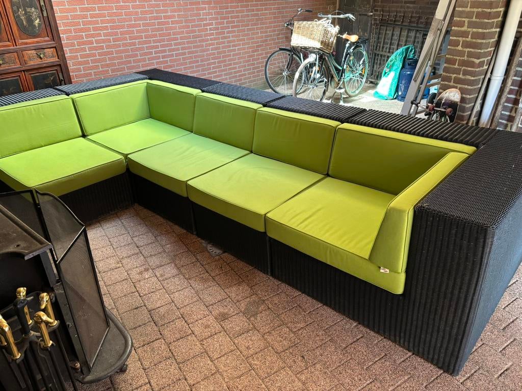 Borek tuinbank loungeset, Ophalen, Gebruikt