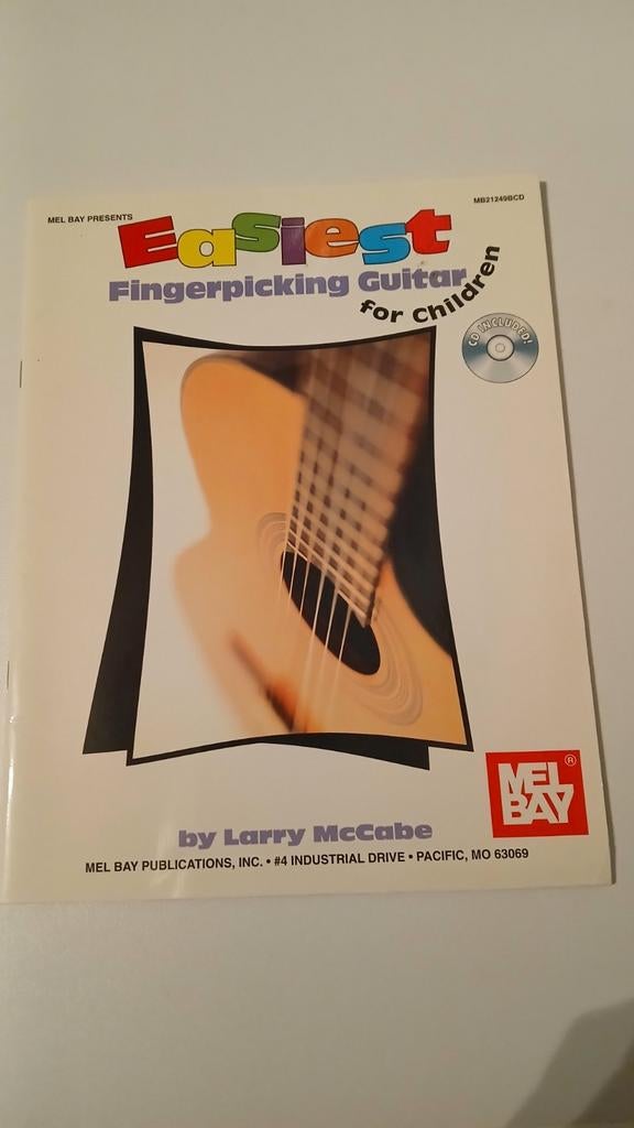 Eenvoudig Fingerpicking Gitaar voor Kinderen - Larry McCabe, Ophalen of Verzenden