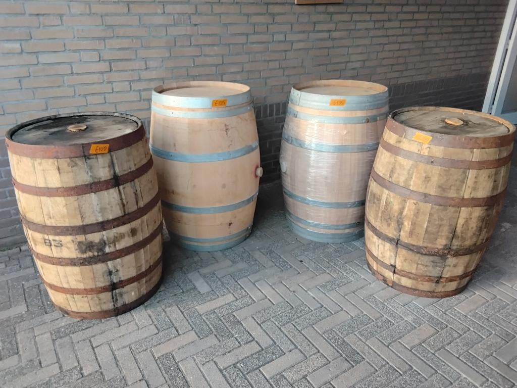 Regentonnen statafels bloembakken, Ophalen, Met kraantje, 150 liter of meer, Nieuw