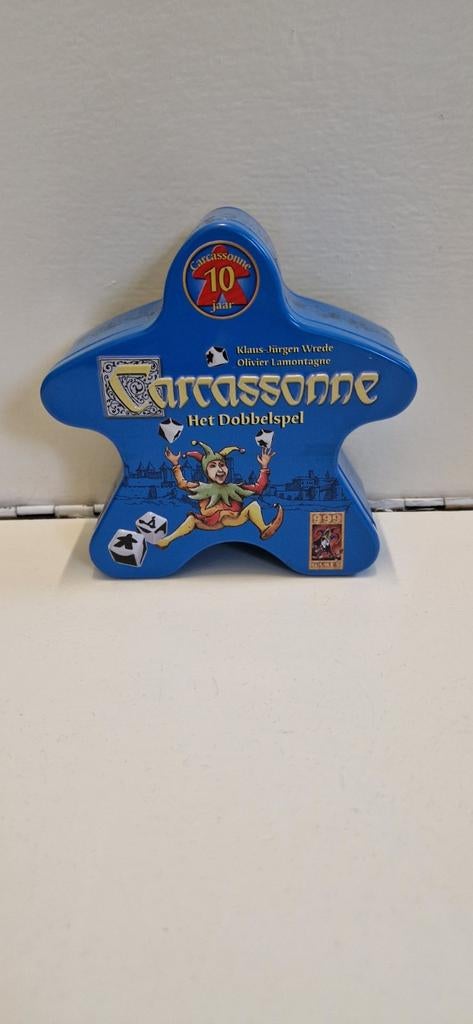 Carcassonne Het Dobbelspel - 10 Jaar Editie, Hobby en Vrije tijd, Gezelschapsspellen | Bordspellen, Een of twee spelers, Ophalen of Verzenden
