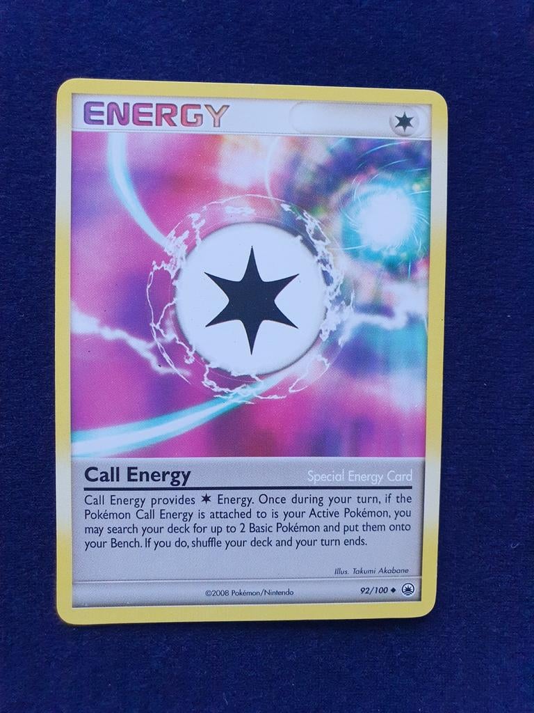 Energy 92/100 pokemon kaart, Ophalen of Verzenden, Gebruikt