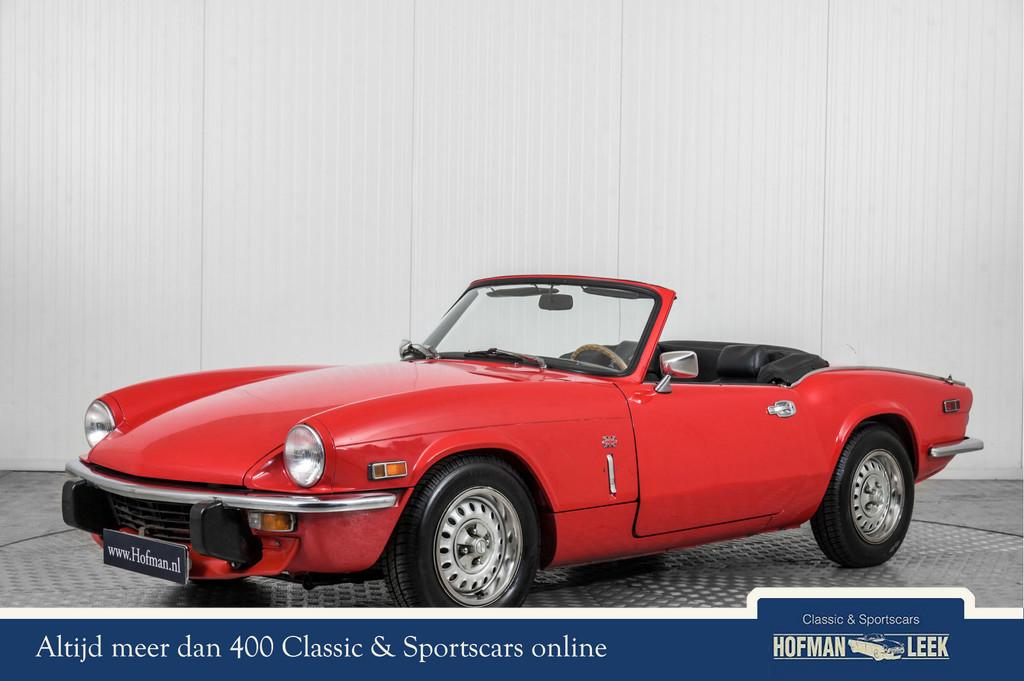 Triumph Spitfire 1500 Soft Top . (bj 1975), Auto's, Triumph, 1296 cc, Achterwielaandrijving, Gebruikt, Cabriolet