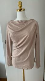 Apart shirtje met mooie halslijn. Maat 38/M, Kleding | Dames, Tops, Maat 38/40 (M), Beige, Nieuw, Ophalen of Verzenden