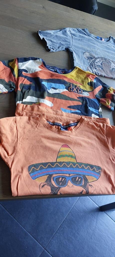 Tom Du kleding 3x shirt en 1x korte broek €6,50, Broek, Gebruikt, Ophalen of Verzenden, Tom Du