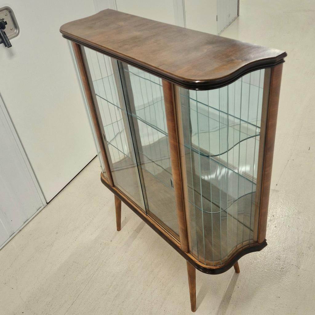 Exclusieve Jaren '50 Vitrinekast – Spiegeleffect –, Ophalen
