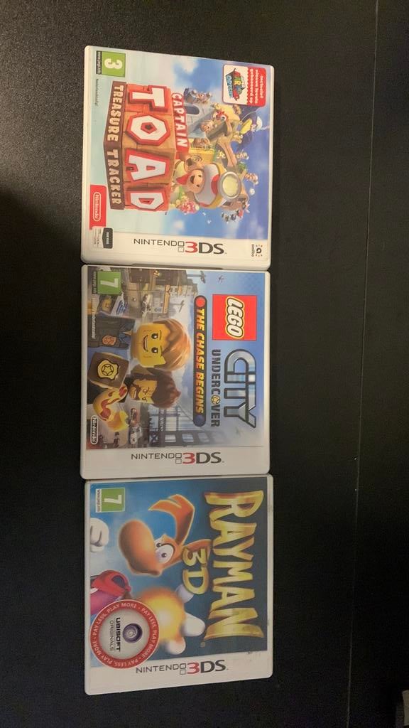 3 3ds games, Spelcomputers en Games, 1 speler, Zo goed als nieuw, Vanaf 3 jaar, Ophalen
