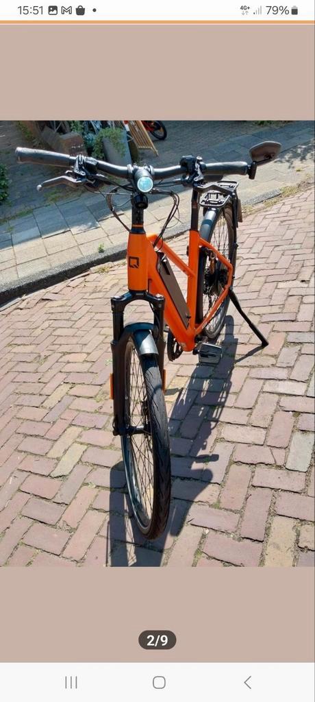 Te koop of te huur Qwic speed pedelec RD11 735 Wh accu, Fietsen en Brommers, Elektrische fietsen, Gebruikt, Qwic, 47 tot 51 cm