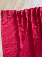 8 Rode IKEA Gordijnen, Huis en Inrichting, Stoffering | Gordijnen en Lamellen, Gebruikt, 100 tot 150 cm, 200 cm of meer, Ophalen of Verzenden