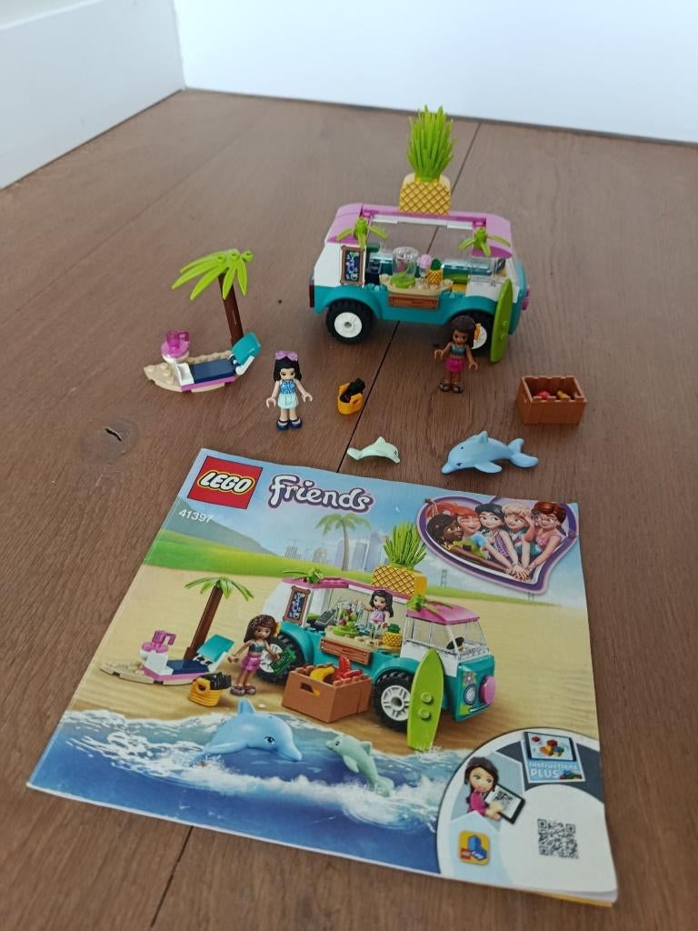 Lego Friends 41397 Sapwagen, Ophalen of Verzenden, Zo goed als nieuw, Complete set, Lego