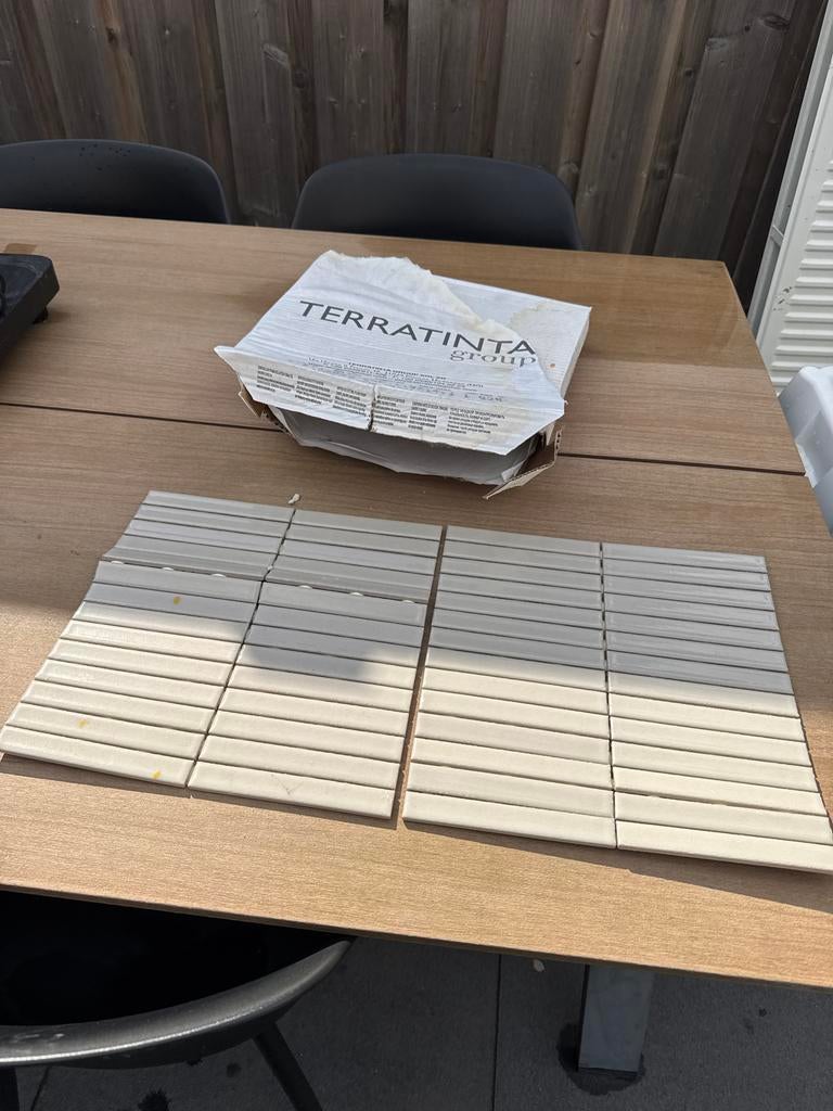 Restpartij Terratinta Group tegels - Nieuw in doos, Ophalen, Nieuw, Minder dan 20 cm, Minder dan 5 m²