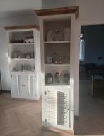 Ans woonshop landelijke smalle kast met shutters, Ophalen, Zo goed als nieuw, 25 tot 50 cm, 200 cm of meer