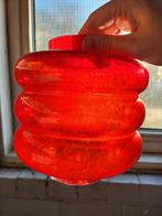 Glazen vaas, Ophalen, Minder dan 50 cm, Rood, Glas