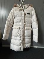 Moscow winterjas met bontekraag - Maat M, Kleding | Dames, Jassen | Winter, Ophalen of Verzenden, Gedragen, Maat 38/40 (M), Wit