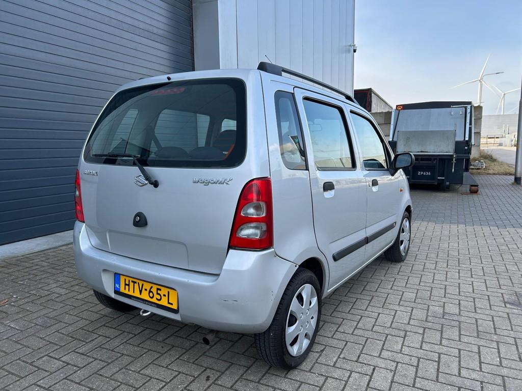 Suzuki Wagon R+ 1.3 GLX AUT AIRCO APK 2004, Auto's, Suzuki, 94 pk, Stof, Gebruikt, Wagon R+