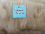 nr 2 Gekaarde wol van Drents Heideschaap, Ophalen of Verzenden, Nieuw, Breien, Wol of Garen