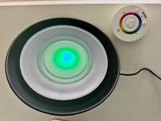 Philips LivingColors AURA Black 70998/30/PH, Huis en Inrichting, Lampen | Vloerlampen, Zo goed als nieuw, Minder dan 100 cm, Ophalen of Verzenden