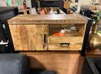 Tv meubel mangohout 110 cm, Huis en Inrichting, Kasten | Televisiemeubels, Ophalen, Gebruikt, 100 tot 150 cm, Minder dan 100 cm