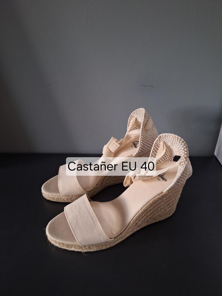 Nieuwe Castañer espadrilles crème EU 40, Kleding | Dames, Wit, Nieuw, Ophalen of Verzenden, Espadrilles of Moccasins