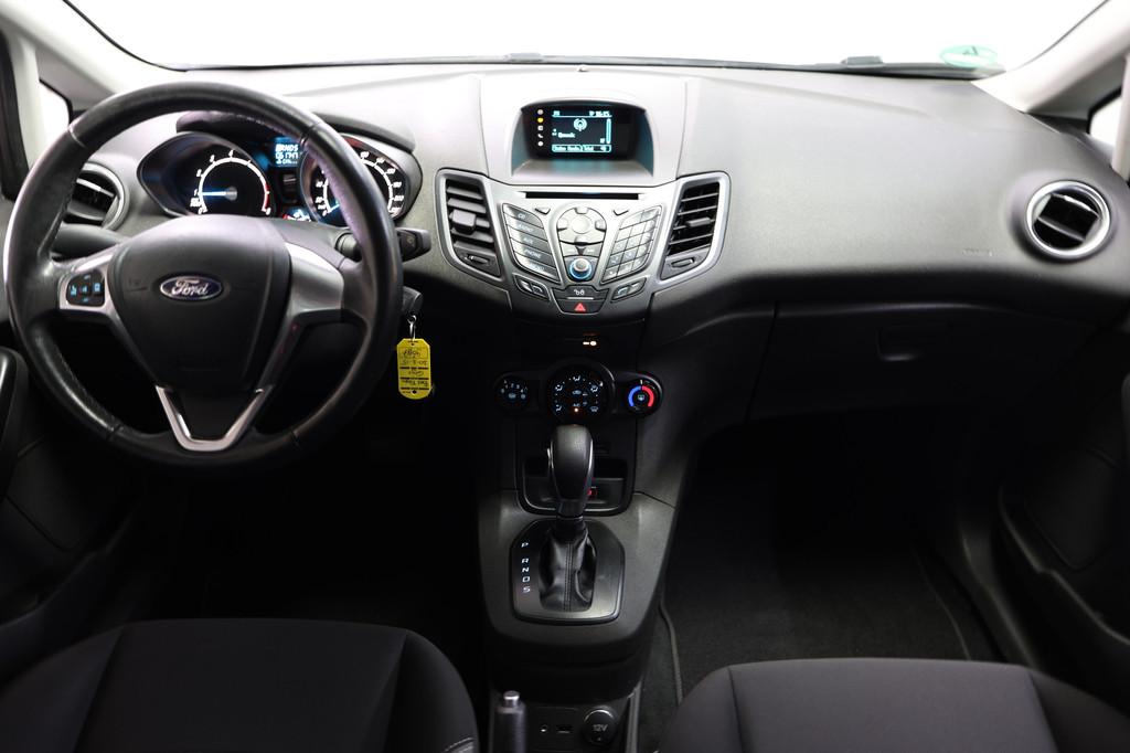 Ford Fiesta 1.0 EcoB 60.000 km ! Titanium AIRCO BT STOELVERW, Gebruikt, Zwart, Origineel Nederlands, Bedrijf
