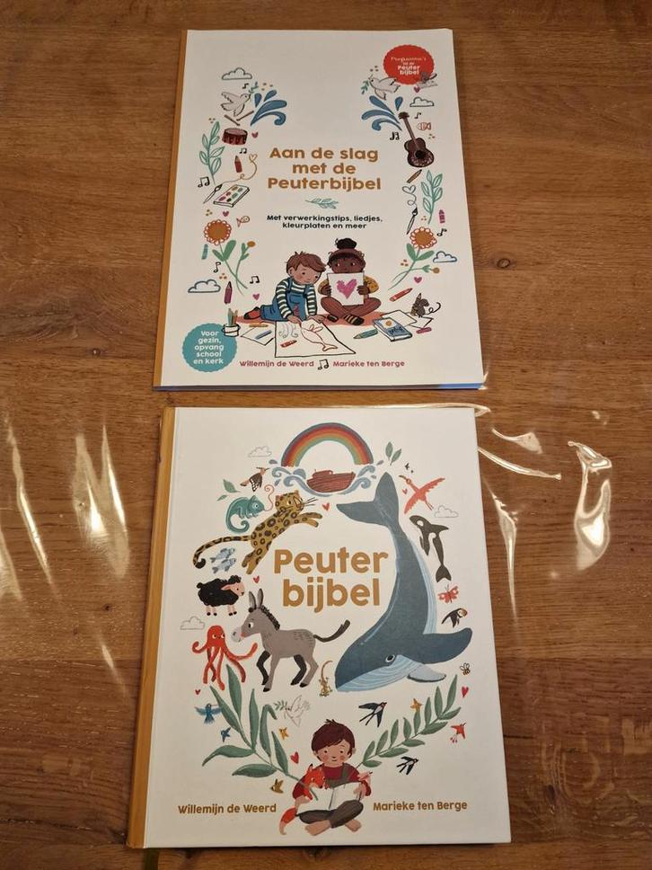 Willemijn de Weerd - Peuterbijbel plus aan de slag met, Boeken, Kinderboeken | Jeugd | onder 10 jaar, Zo goed als nieuw, Fictie algemeen