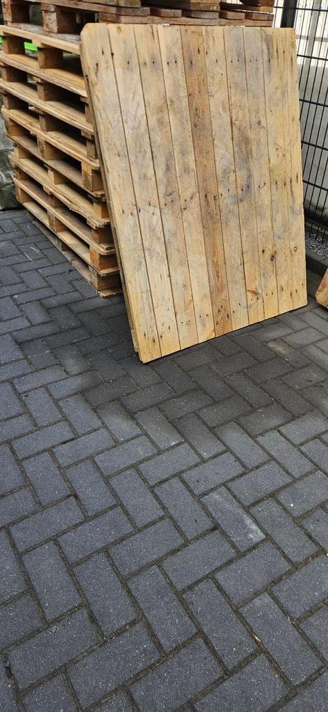 pallets ,blokpallets 120x100 helemaal dicht, Ophalen, Zo goed als nieuw, 50 mm of meer, Pallet