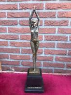 prachtbeeld! STARFISH, brons en marmer, Ophalen of Verzenden, Brons, 20 - 50 cm, Beeld