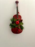 Kerst viool 40cm lang Vintage Rood, Diversen, Kerst, Ophalen of Verzenden, Zo goed als nieuw