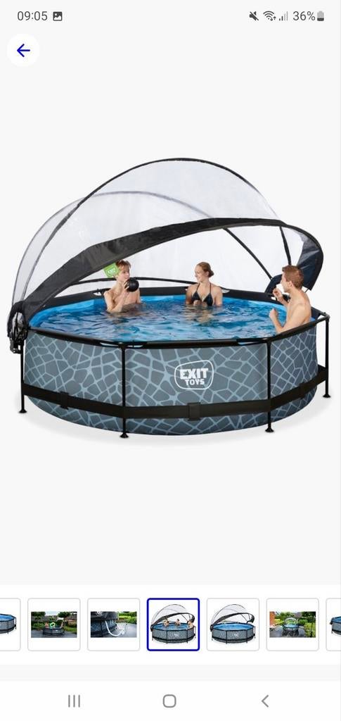 Zwembad nieuw in doos, Ophalen of Verzenden, Nieuw, Minder dan 200 cm, Minder dan 80 cm