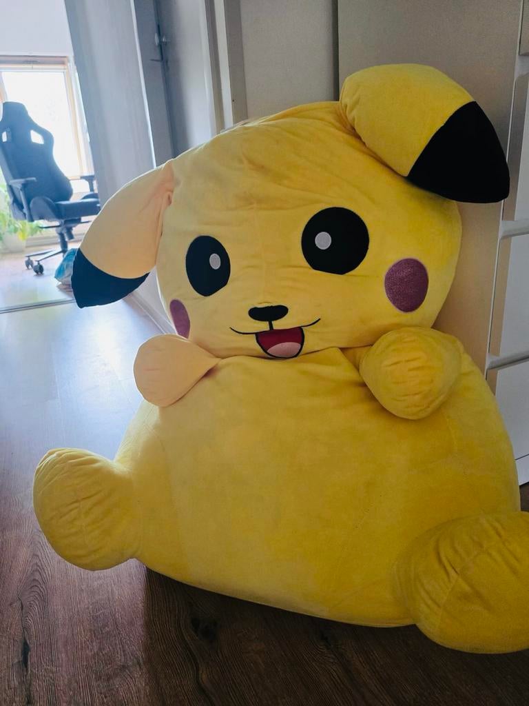 Schattige Pikachu knuffel - Zo goed als nieuw!, Ophalen, Zo goed als nieuw, Overige typen