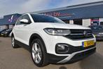 Volkswagen T-Cross 1.0 TSI Style CLIMATR , CR ONTR , A UITRI, Gebruikt, Euro 6, Leder en Stof, Wit