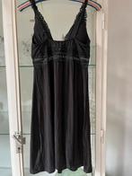 Zwart Oysho kant nachthemd / pyama / onderjurk L, Ophalen of Verzenden, Gedragen, Maat 42/44 (L)
