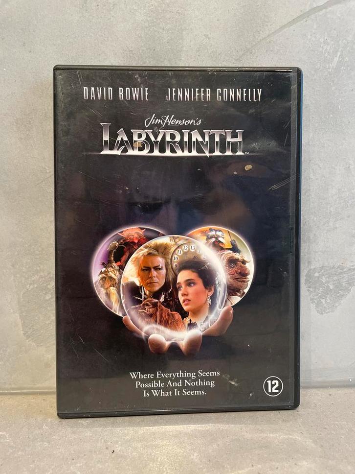 Labyrinth DVD met David Bowie en Jennifer Connelly, Cd's en Dvd's, Dvd's | Overige Dvd's, Gebruikt, Vanaf 12 jaar, Ophalen of Verzenden