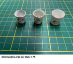 poppenhuis bloempotjes sier, Ophalen of Verzenden, Nieuw, Poppenhuis